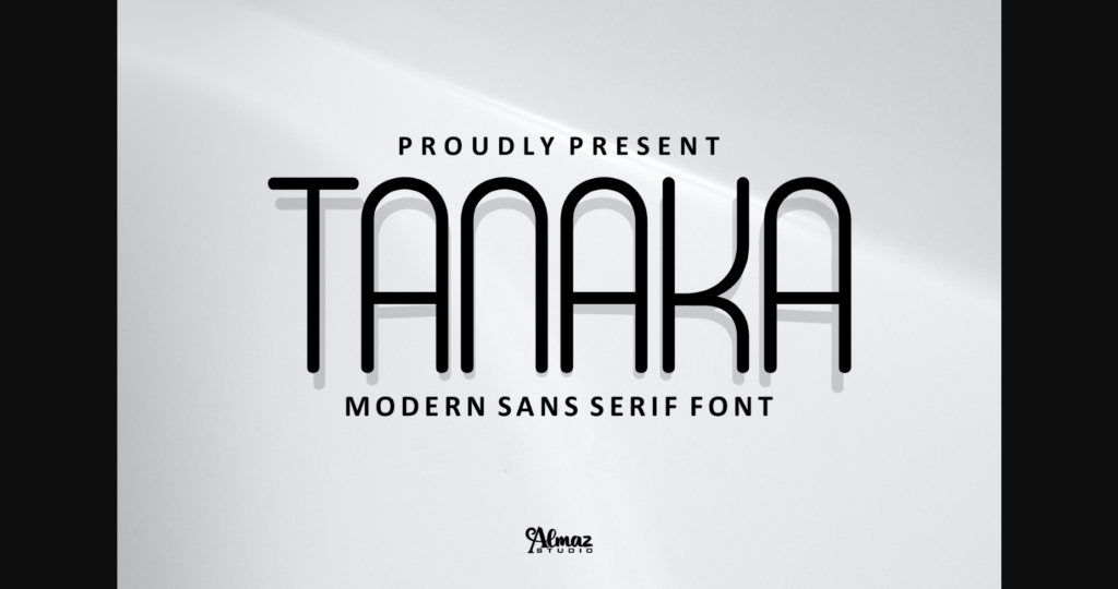 Tanaka Font Poster 1