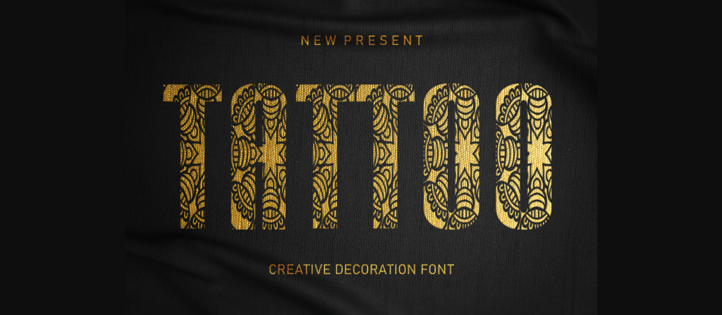 Tattoo Font Poster 3