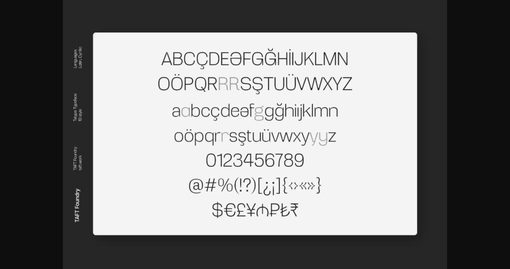 Tatype Font Poster 10