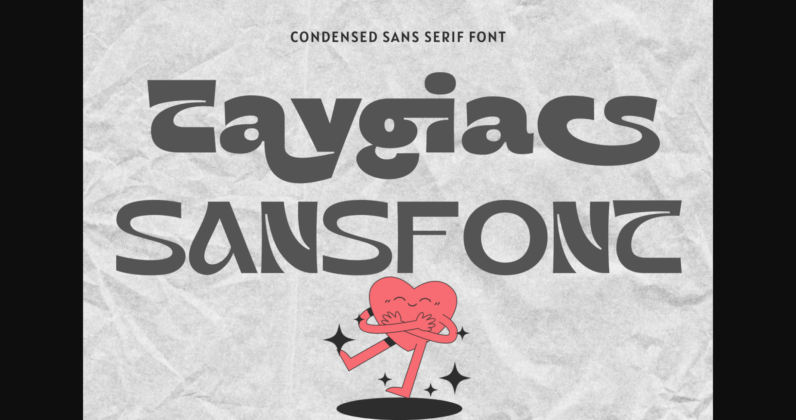 Taygiacs Font Poster 1