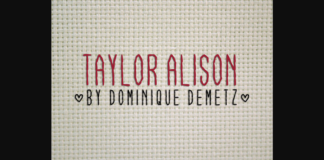 Taylor Alison Font Poster 1