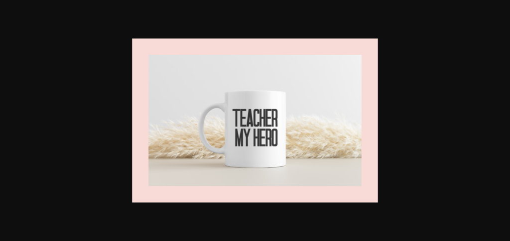 Teacher Font Poster 8