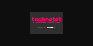 Technotot Font Poster 1