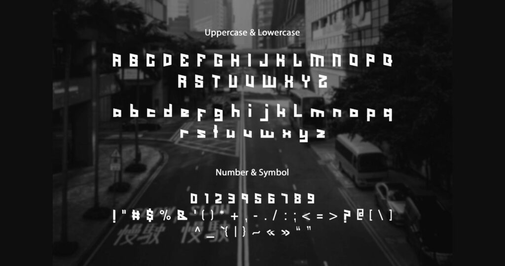 Teletong Font Poster 5