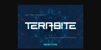 Terabite Font Poster 1