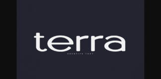 Terra Font Poster 1