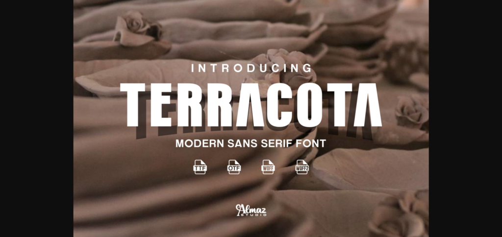 Terracota Font Poster 3