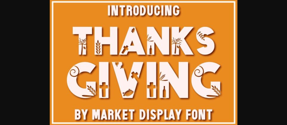 Thanksgiving Font Poster 3