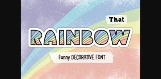 That Rainbow Font Poster 1