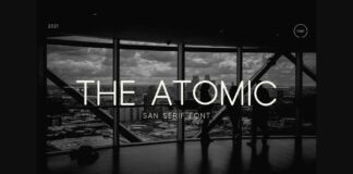 The Atomic Font Poster 1