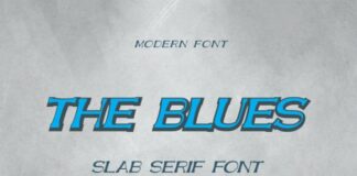 The Blues Fonts