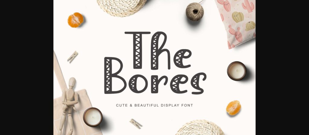 The Bores Font Poster 3