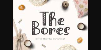 The Bores Font Poster 1