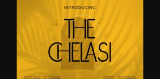 The Chelasi Font Poster 1