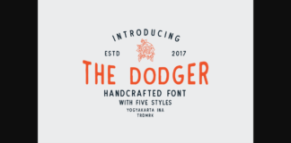 The Dodger Font Poster 1