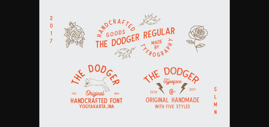 The Dodger Font Poster 5