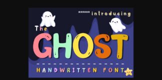 The Ghost Font Poster 1