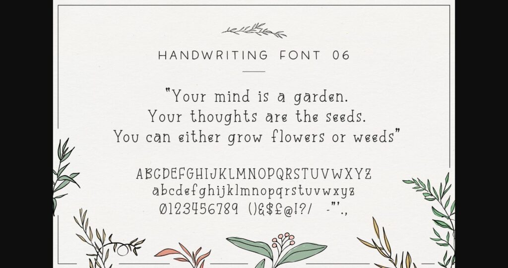 The Handwriting Bundle Font Poster 10