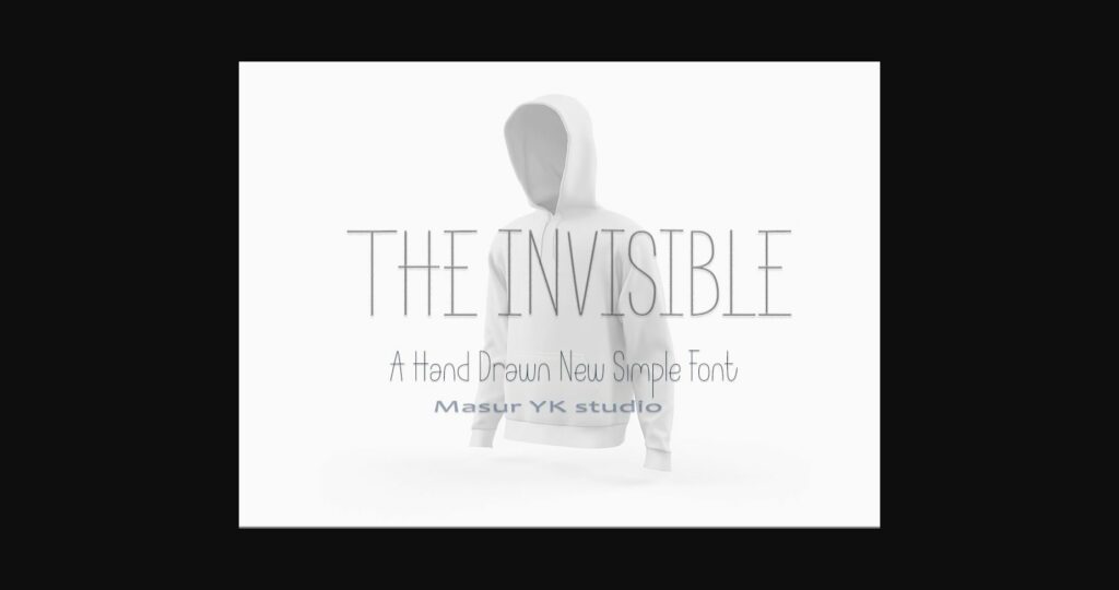 The Invisible Font Poster 1