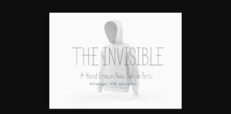 The Invisible Font Poster 1