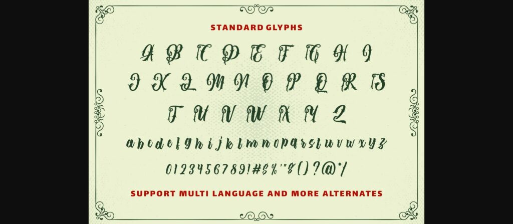 The Lastring Font Poster 10