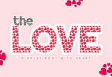 The Love Font Poster 1