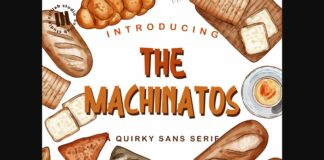 The Machinatos Font Poster 1