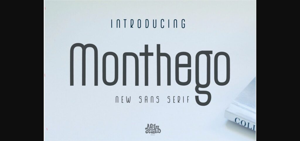 The Monthego Font Poster 3