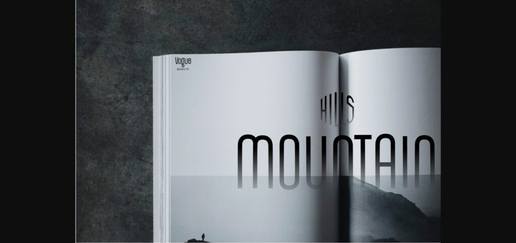 The Monthego Font Poster 8