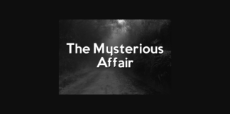 The Mysterious Affair Family Font Poster 1