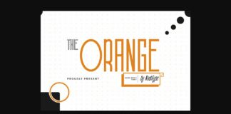 The Orange Font Poster 1