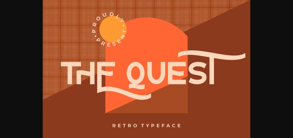 The Quest Font Poster 3