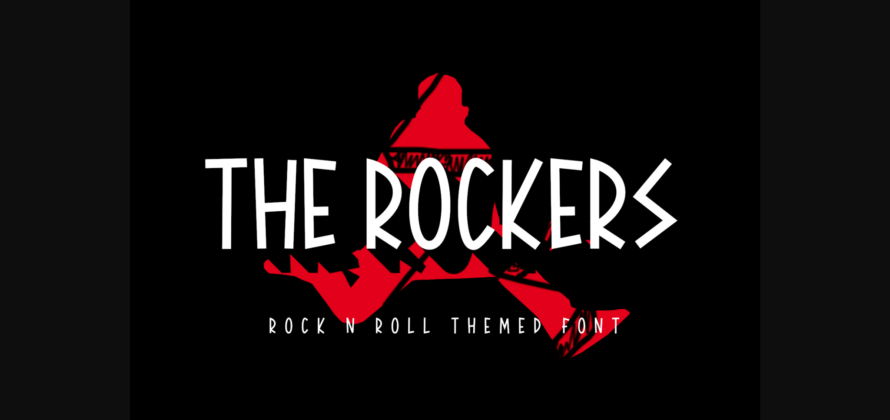 The Rockers Font Poster 3