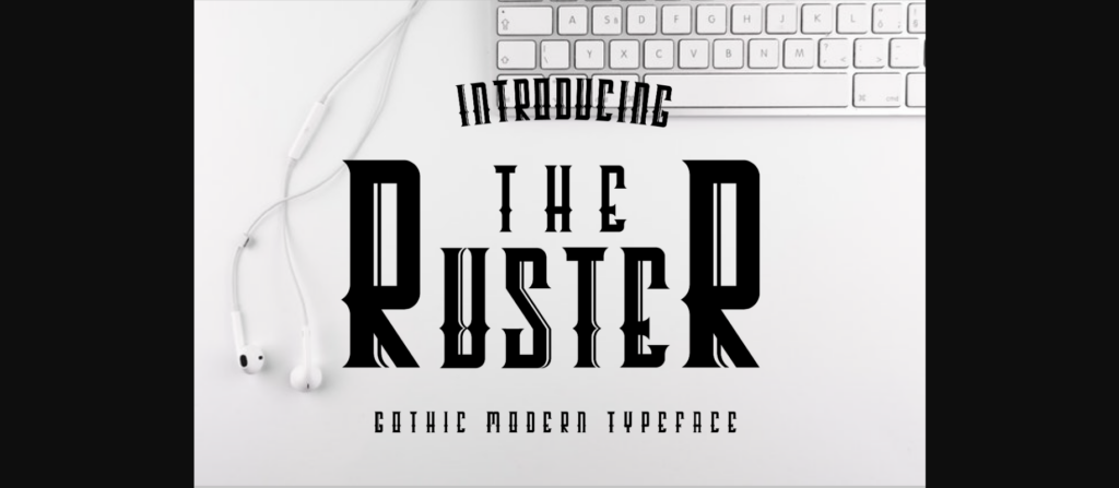 The Ruster Font Poster 3