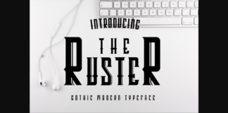 The Ruster Font Poster 1