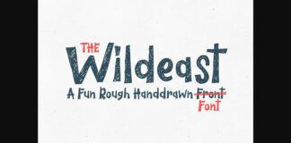 The Wildeast Font Poster 1