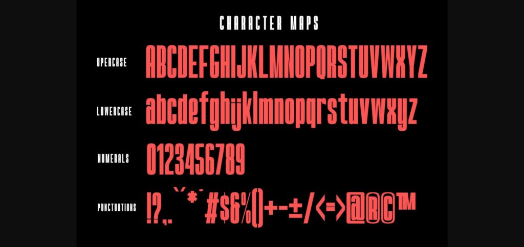 Thebernoult Font Poster 2