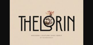 Thelorin Font Poster 1