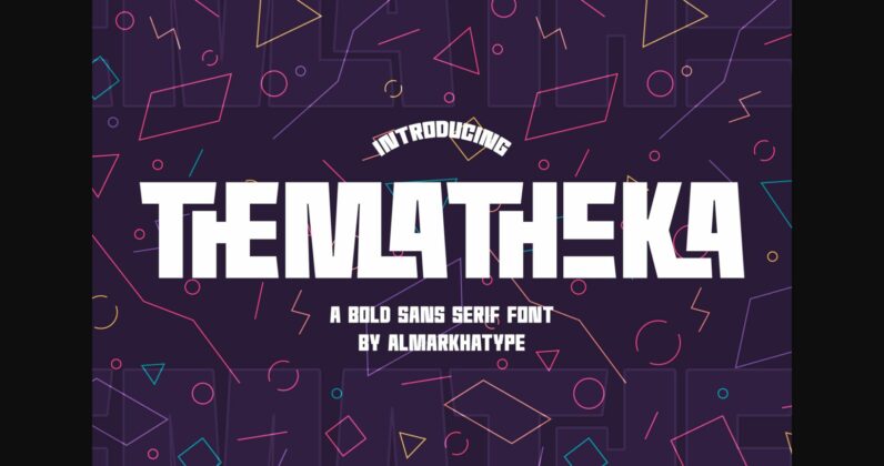 Thematheka Font Poster 3