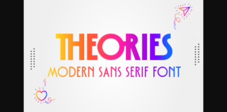 Theories Font Poster 1