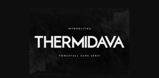 Thermidava Font Poster 1