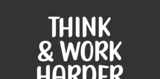 Think Work Harder Fonts