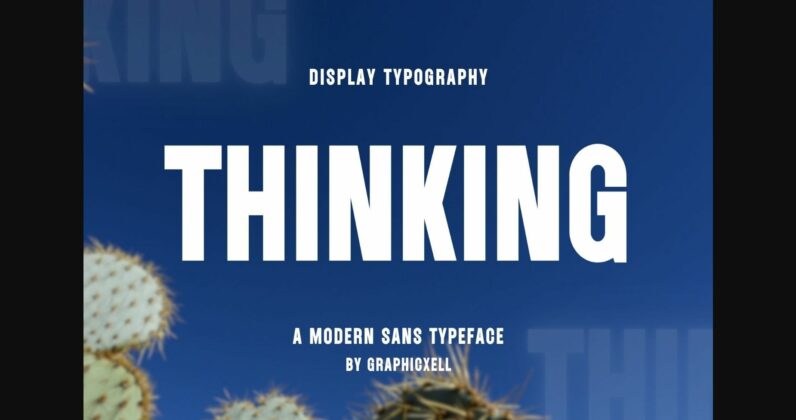 Thinking Font Poster 3