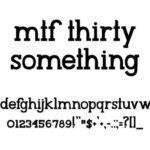 Thirty Something Fonts