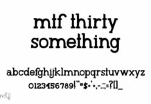 Thirty Something Fonts