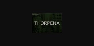 Thorpena Font Poster 1