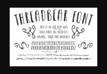 Threadbear Font Poster 1