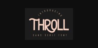 Throll Font Poster 1