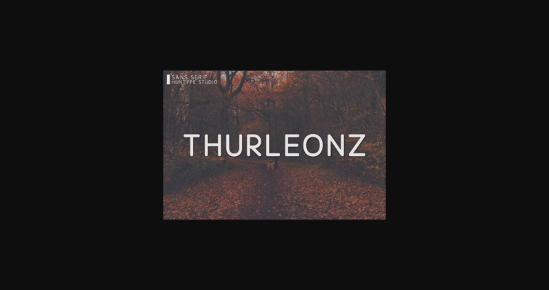 Thurleonz Font Poster 1