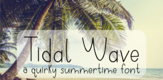 Tidal Wave Font